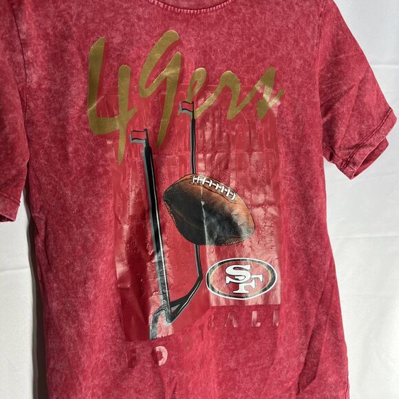 NFL Team Apparel San Francisco 49ers T Shirt Boys Large 14-16 Graphic - Picture 3 of 9